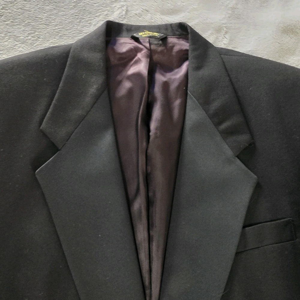 Givinchy Vintage Tuxedo Black Dinner Jacket Tux Blazer Sport Coat 44 Inch Chest